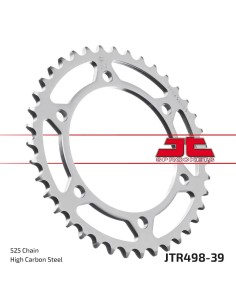 corona moto jt sprockets de acero de 39 dientes jtr498 39