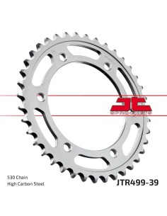 corona moto jt sprockets de acero de 39 dientes jtr499 39