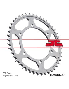 corona moto jt sprockets de acero de 45 dientes jtr499 45