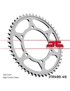 corona moto jt sprockets de acero de 49 dientes jtr499 49