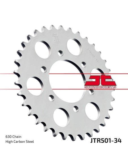 corona moto jt sprockets de acero de 34 dientes jtr501 34