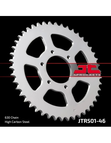 corona moto jt sprockets de acero de 46 dientes jtr501 46