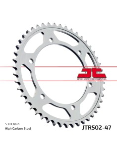 corona moto jt sprockets de acero de 47 dientes jtr502 47