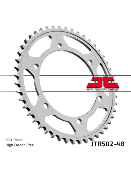 corona moto jt sprockets de acero de 48 dientes jtr502 48