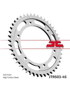 corona moto jt sprockets de acero de 45 dientes jtr503 45