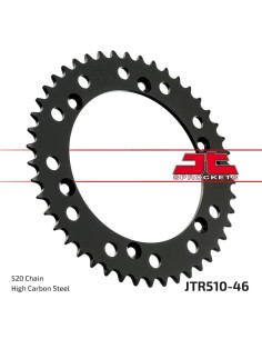 corona moto jt sprockets de acero de 46 dientes jtr510 46
