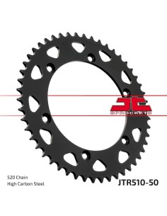 corona moto jt sprockets de acero de 50 dientes jtr510 50