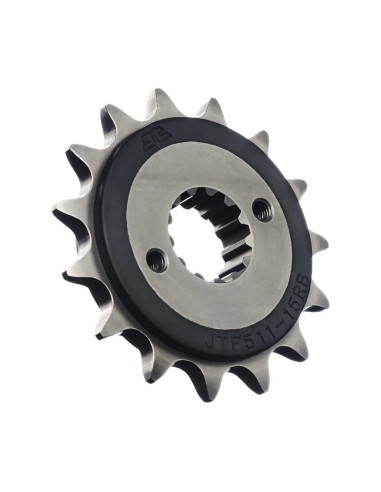 pinon de moto jt sprockets con goma 15 dientes p 520 jtf511 15rb