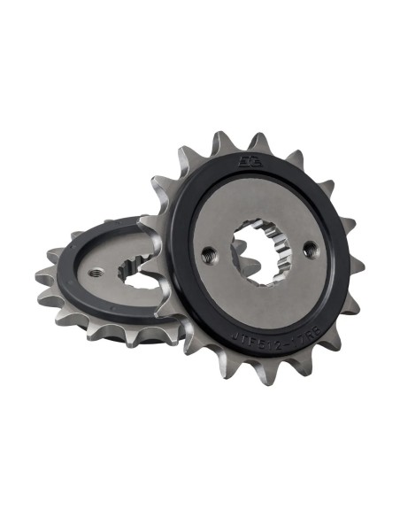 pinon de moto jt sprockets con goma 17 dientes p 520 jtf512 17rb