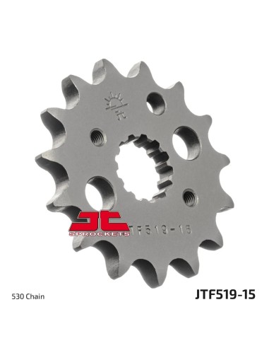 pinon de moto jt sprockets acero 15 dientes p 530 jtf519 15