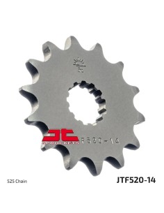 pinon de moto jt sprockets acero 14 dientes p 525 jtf520 14