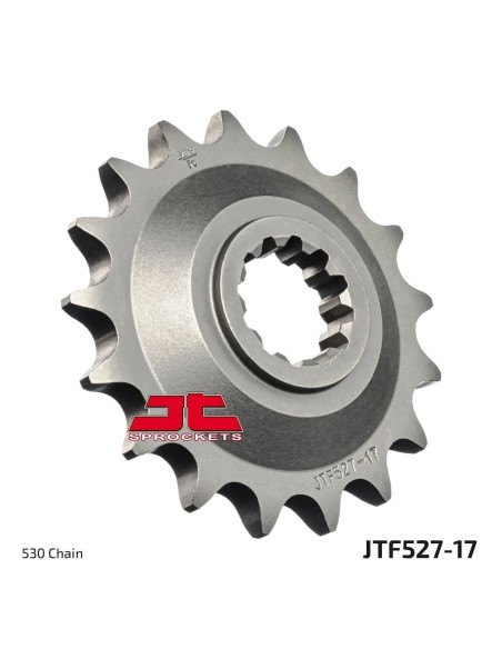 pinon de moto jt sprockets acero 17 dientes p 530 jtf527 17