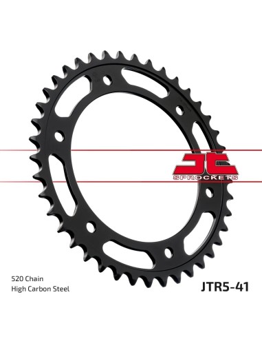 corona moto jt sprockets de acero de 41 dientes jtr5 41