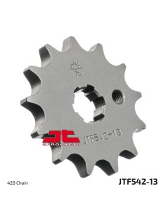 pinon de moto jt sprockets acero 13 dientes p 428 jtf542 13