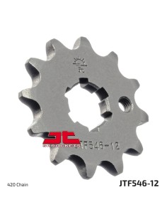 pinon de moto jt sprockets acero 12 dientes p 420 jtf546 12