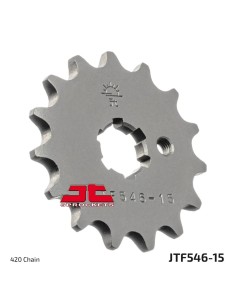 pinon de moto jt sprockets acero 15 dientes p 420 jtf546 15