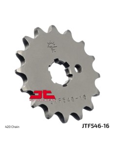 pinon de moto jt sprockets acero 16 dientes p 420 jtf546 16