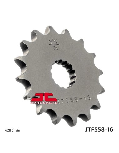 pinon moto jt sprockets acero 16 dientes jtf558 16