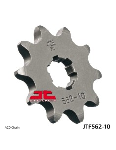 pinon de moto jt sprockets acero 10 dientes p 420 jtf562 10