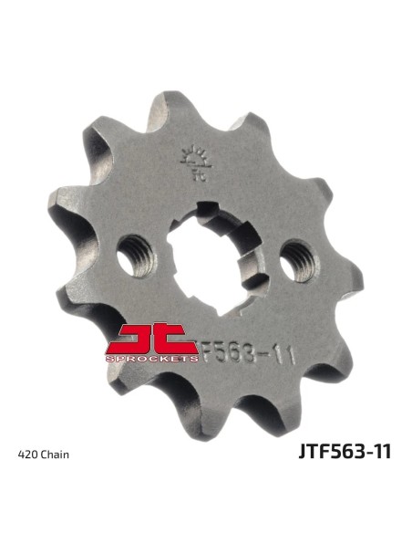 pinon de moto jt sprockets acero 11 dientes p 420 jtf563 11