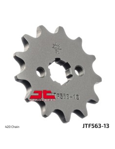 pinon de moto jt sprockets acero 13 dientes p 420 jtf563 13