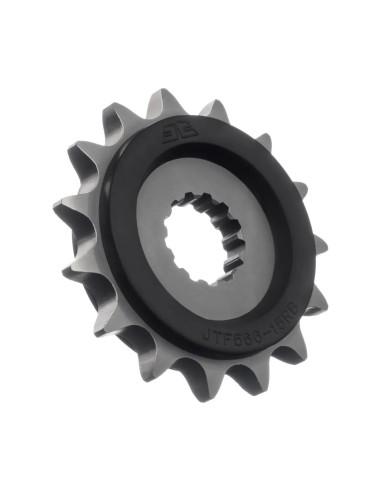 pinon moto jt sprockets acero con goma 15 dientes p 530 jtfrb566 15rb