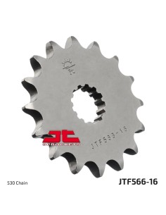 pinon de moto jt sprockets acero 16 dientes p 530 jtf566 16