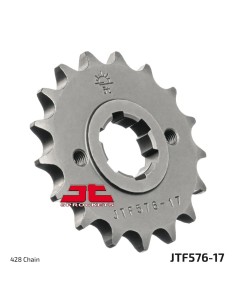 pinon de moto jt sprockets acero 17 dientes p 428 jtf576 17