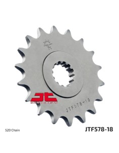 pinon de moto jt sprockets acero 18 dientes p 520 jtf578 18