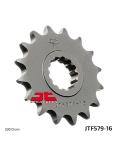 pinon de moto jt sprockets acero 16 dientes p 530 jtf579 16