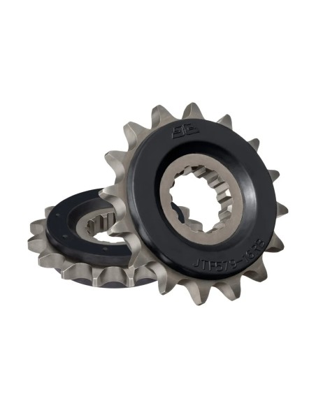 pinon de moto jt sprockets con goma 16 dientes p 530 jtfrb579 16rb