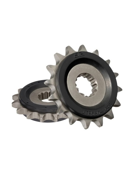 pinon de moto jt sprockets con goma 16 dientes p 530 jtfrb580 16rb