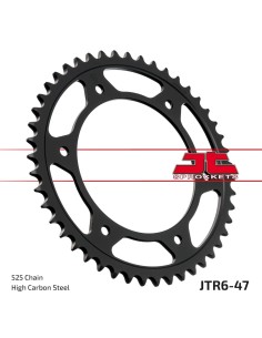 corona moto jt sprockets de acero de 47 dientes jtr6 47