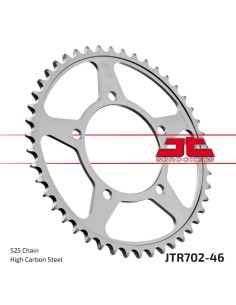 corona moto jt sprockets de acero de 46 dientes jtr702 46
