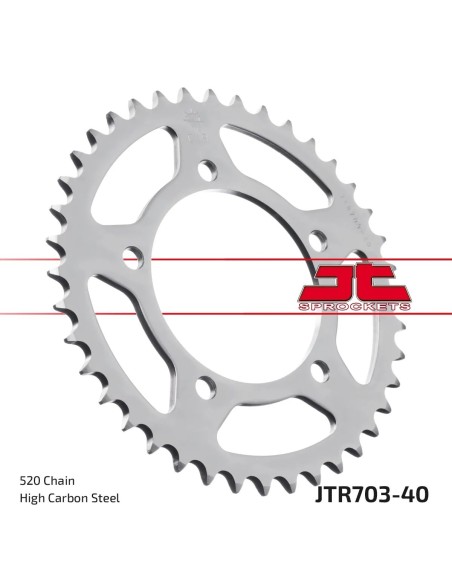 corona moto jt sprockets de acero de 40 dientes jtr703 40