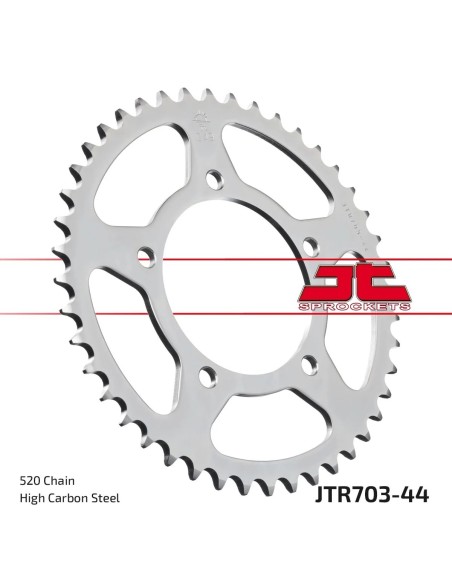 corona moto jt sprockets de acero de 44 dientes jtr703 44