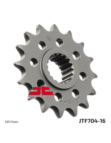 pinon moto jt sprockets acero 16 dientes jtf704 16