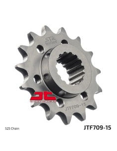 pinon de moto jt sprockets acero 15 dientes p 525 jtf709 15