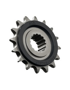 pinon de moto jt sprockets con goma 16 dientes p 525 jtfrb709 16rb
