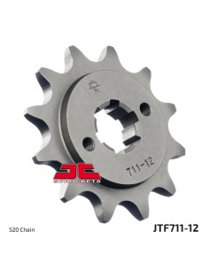 pinon de moto jt sprockets acero 12 dientes p 520 jtf711 12