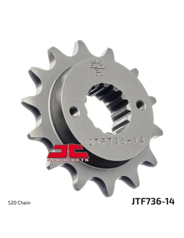 pinon moto jt sprockets acero 14 dientes jtf736 14