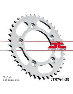 corona moto jt sprockets de acero de 39 dientes jtr744 39