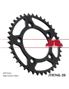 corona moto jt sprockets de acero de 39 dientes jtr746 39