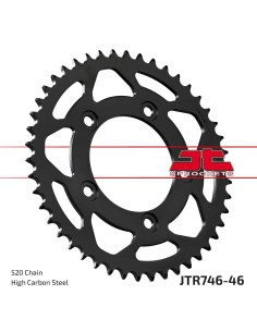 corona moto jt sprockets de acero de 46 dientes jtr746 46