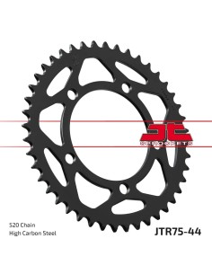 corona moto jt sprockets de acero de 44 dientes jtr75 44