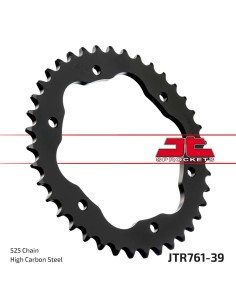 corona moto jt sprockets de acero de 39 dientes jtr761 39
