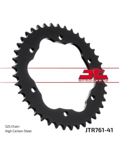 corona moto jt sprockets de acero de 41 dientes jtr761 41