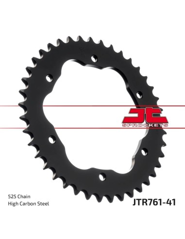 corona moto jt sprockets de acero de 41 dientes jtr761 41