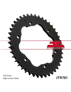 corona moto jt sprockets de acero de 43 dientes jtr761 43