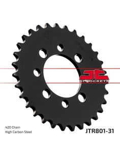 corona moto jt sprockets de acero de 31 dientes jtr801 31